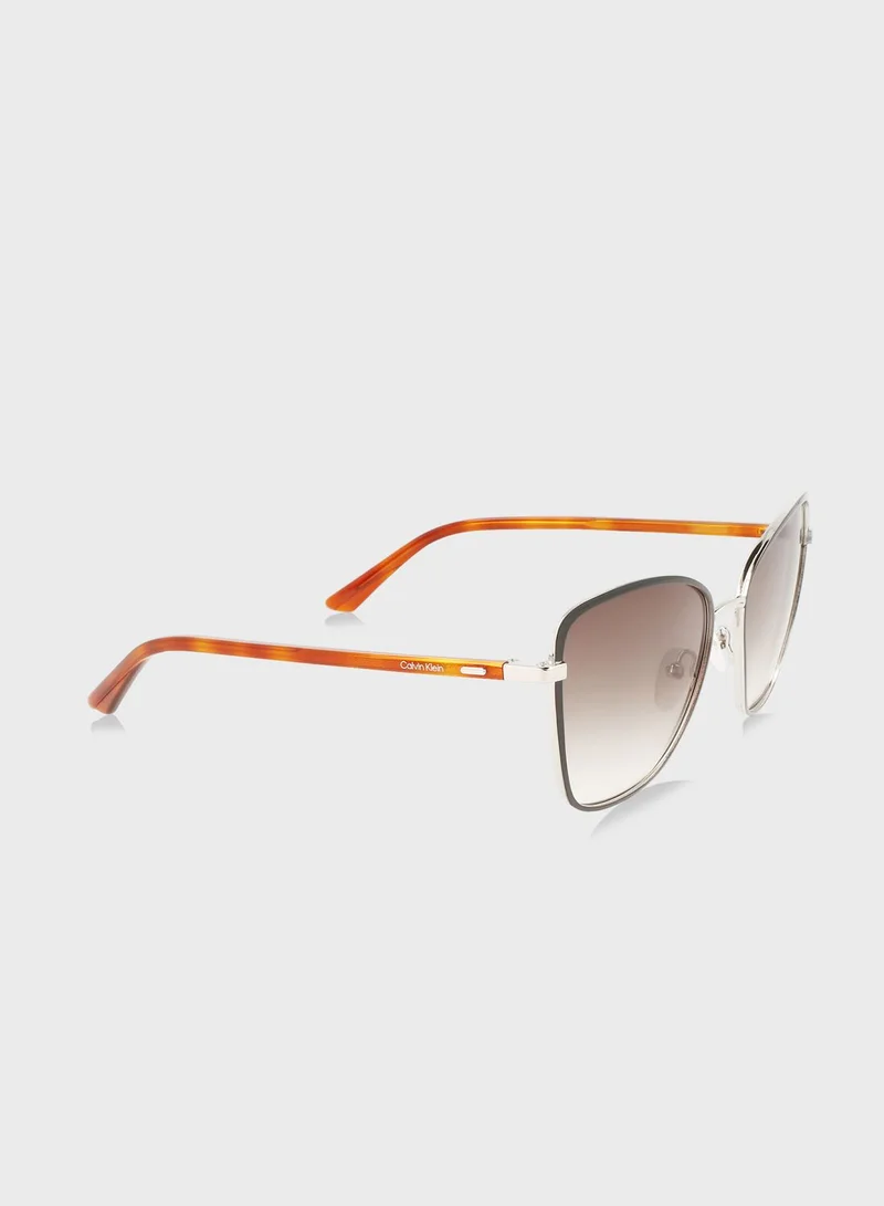CALVIN KLEIN Aviator Sunglasses