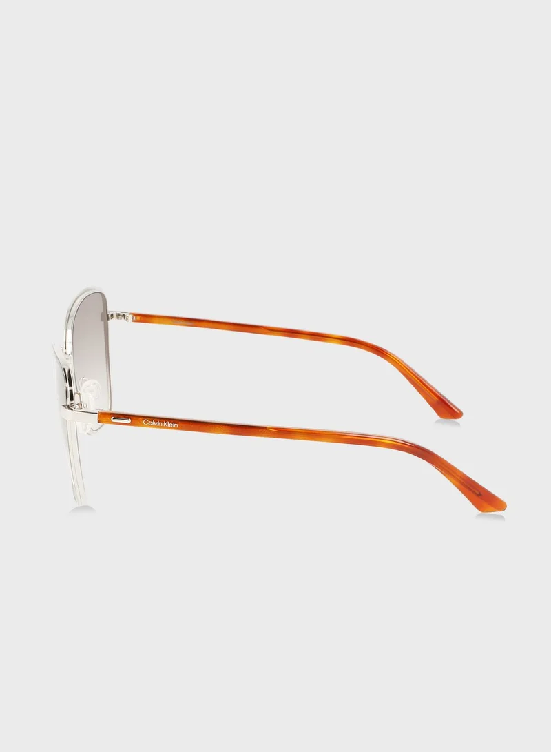 CALVIN KLEIN Aviator Sunglasses
