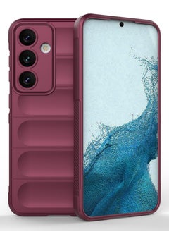 جولدن ماسك من جولد ماسك سامسونج جلاكسى اس 24  (Samsung Galaxy S24) جراب ماجيك كيس كفر حماية للهاتف (نبيتى)  - Image 2