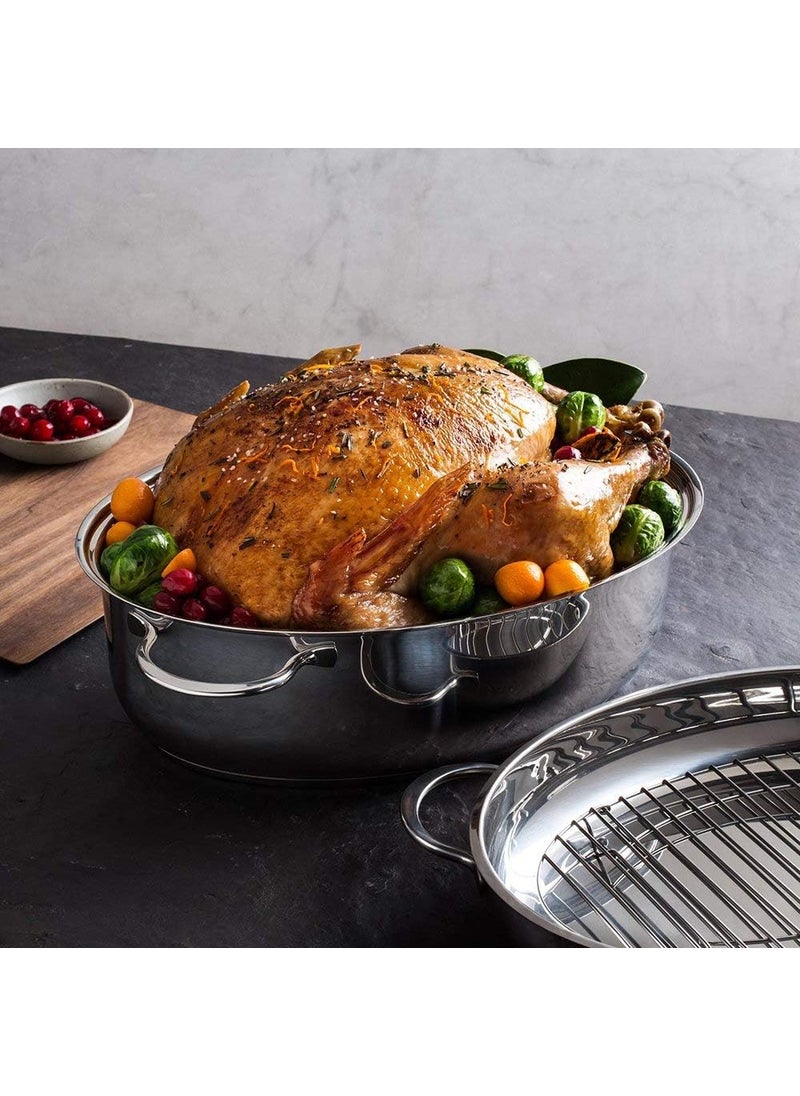 Zwilling Zwilling Wok Glass Lid and Removable Grid Insert Incl Long Handle Suitable for Induction Stainless Steel PlusSilver  32 cm  - Image 3