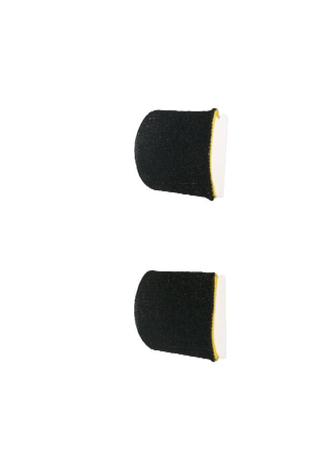 Pair Of Mobile Gaming Finger Sleeve - Black - Image 1