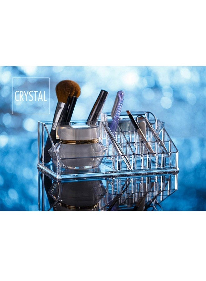 JRM Acrylic Makeup Mascara Liner Brush Storage Lipstick Jewelry Cosmetic Organizer Case Holder (16 Slot Cosmetic Organizer) - Image 3