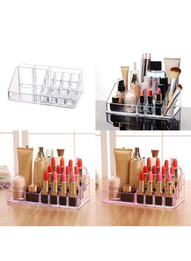 JRM Acrylic Makeup Mascara Liner Brush Storage Lipstick Jewelry Cosmetic Organizer Case Holder (16 Slot Cosmetic Organizer) - Image 5