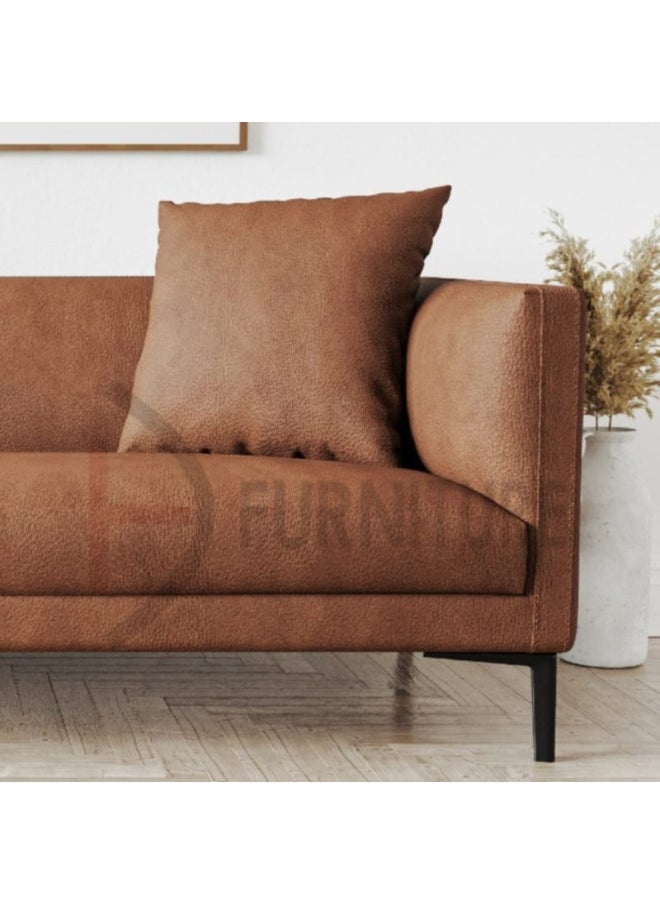 DIVINE FURNITURE Plain Luxury Fabric Sofa  - Image 2