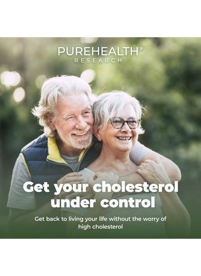 PureHealth Research - Cl Balance Cholesterol Supplement Citrus Bergamot Supplement For High Cholesterol Berberine Red Yeast Rice And Bergamot Polyphenols Allnatural Heart Health Formula 1 Bottle - Image 1
