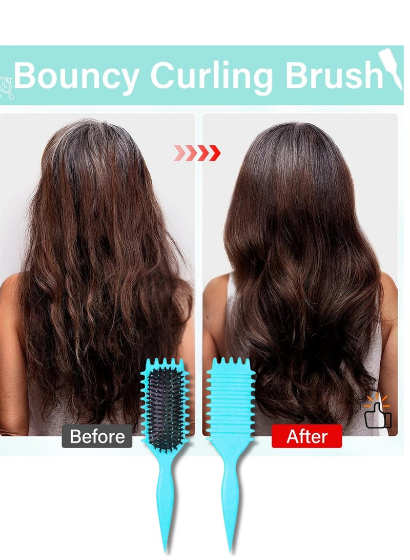 JOLLY Curl Define & Detangler Styling Hair Brush - Image 3