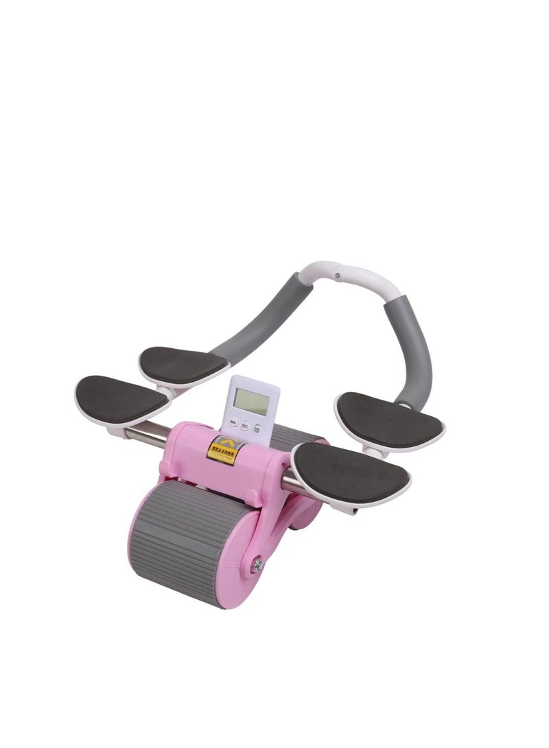 Y&D Automatic Rebound Abdominal Roller Tool with Elbow Support and Digital Meter Core Strength Training - Image 1