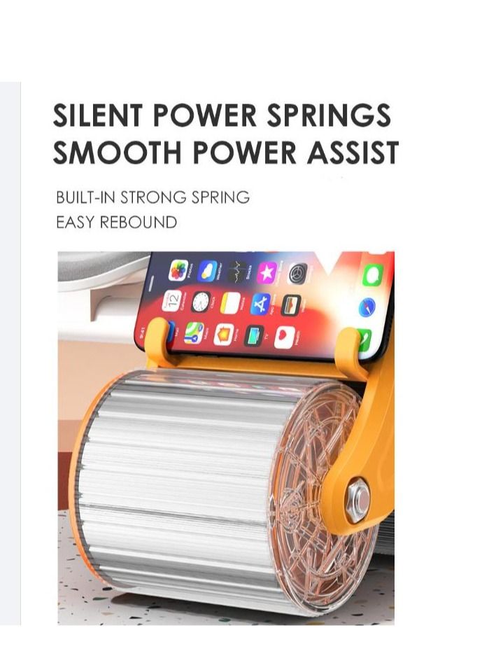 Y&D Automatic Rebound Abdominal Roller Tool with Elbow Support and Digital Meter Core Strength Training - Image 3