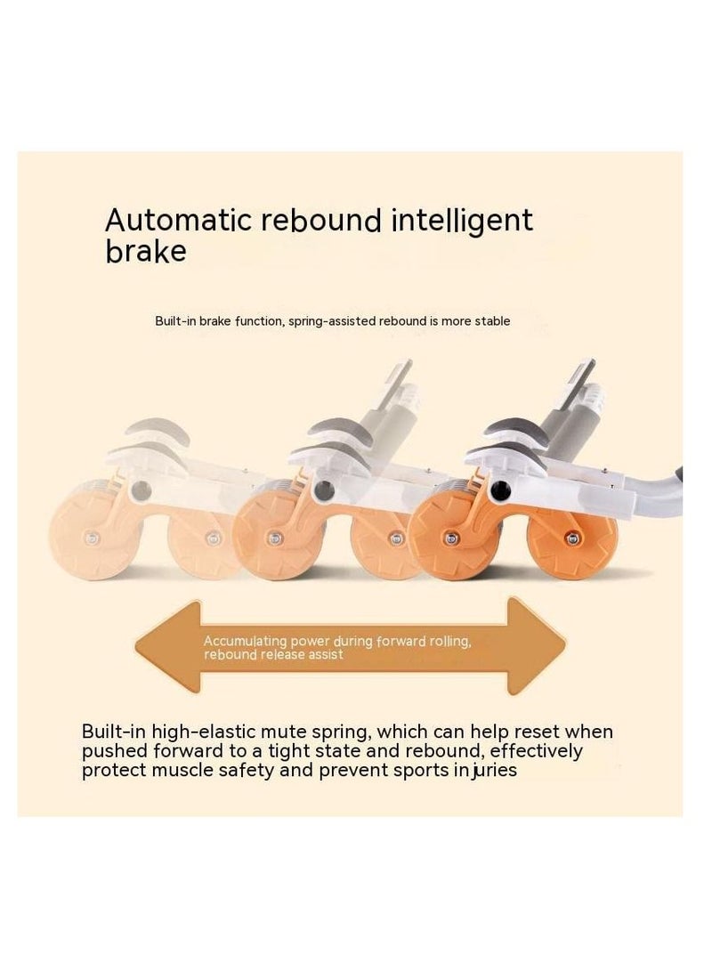 Y&D Automatic Rebound Abdominal Roller Tool with Elbow Support and Digital Meter Core Strength Training - Image 4