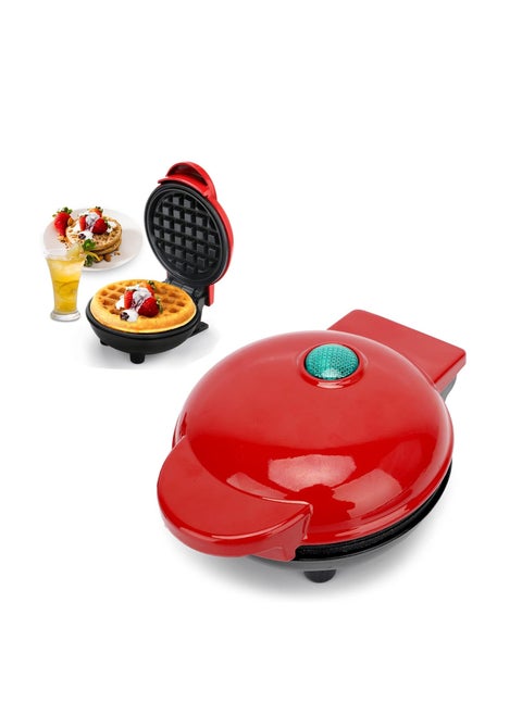Mini Waffle Maker with Non-Stick Coating, Classic Waffle Maker, Electric Cake Maker for Pancakes, Cookies, Shuffles, Snacks, Belgian Waffles