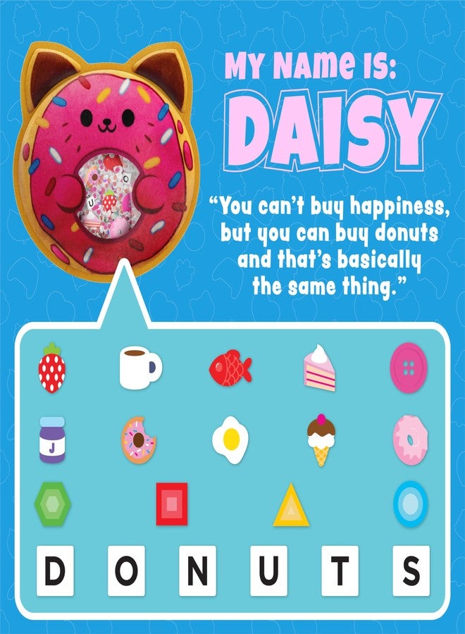 Vango BIZYBOO - The Original Seek & Find Plush - Hidden Object Search Problem Solving Educational Matching Game for Kids 2 and Up - 2 Pack (Daisy & Peaches) - Image 3