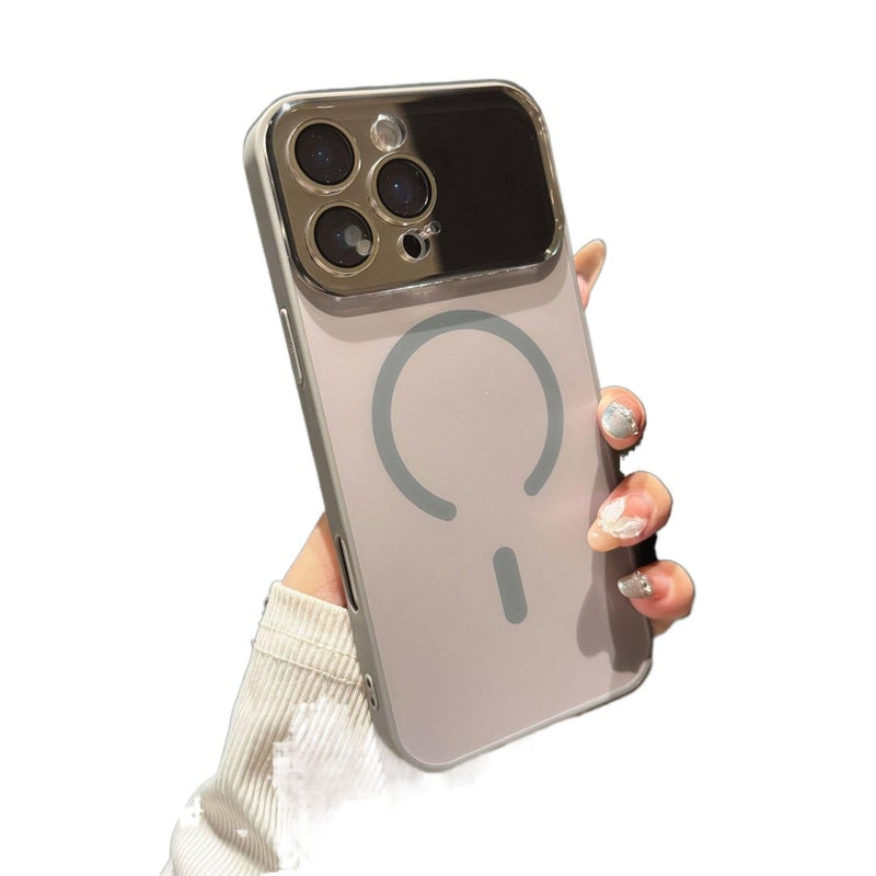 PC MagSafe Case for iPhone 17 / 17 Air / 17 Pro / 17 Pro Max with Drop Protection and Strong Magnetic plus Shockproof plus Skin Feel plus Matte Finish in Titanium Original - Image 1