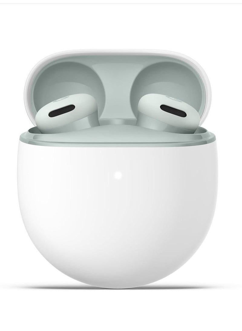 جوجل Pixel Buds 2a - Wireless Bluetooth Earbuds with Active Noise Cancellation and Transparency Mode - Lightweight, Comfortable Fit - 20-Hour Battery - Water Resistant - Built for Gemini - Fog - Image 1