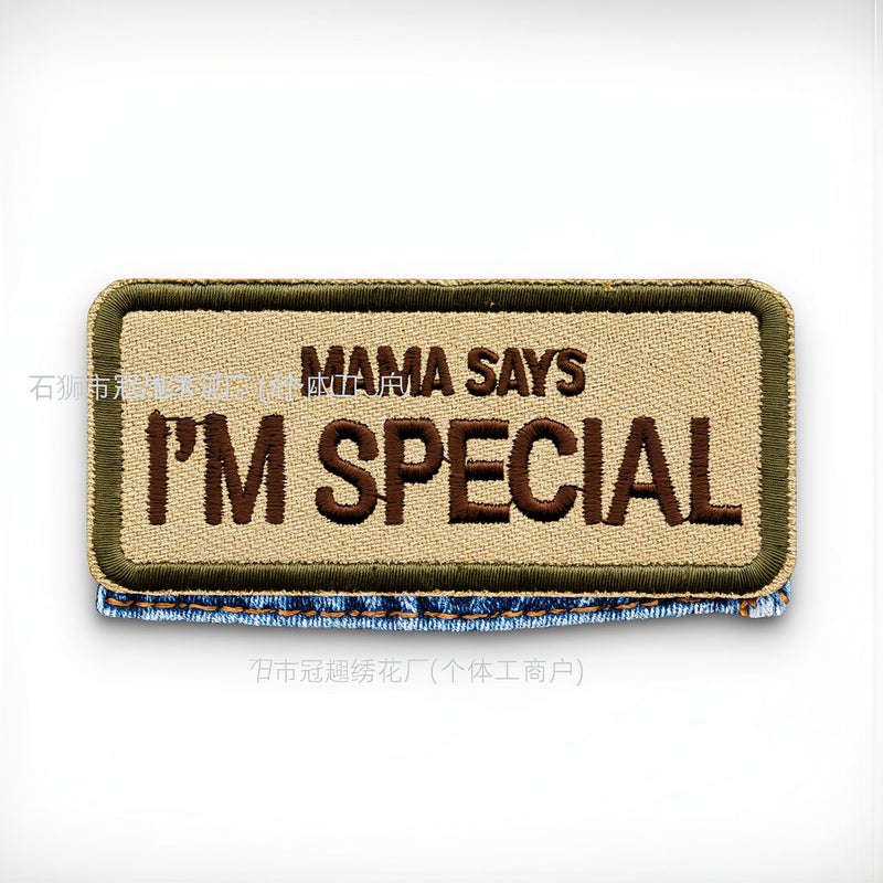 Unique Slogan Embroidered Patch 9x4cm Velcro for Fashion Enthusiasts Tactical Players Crafters - Image 2