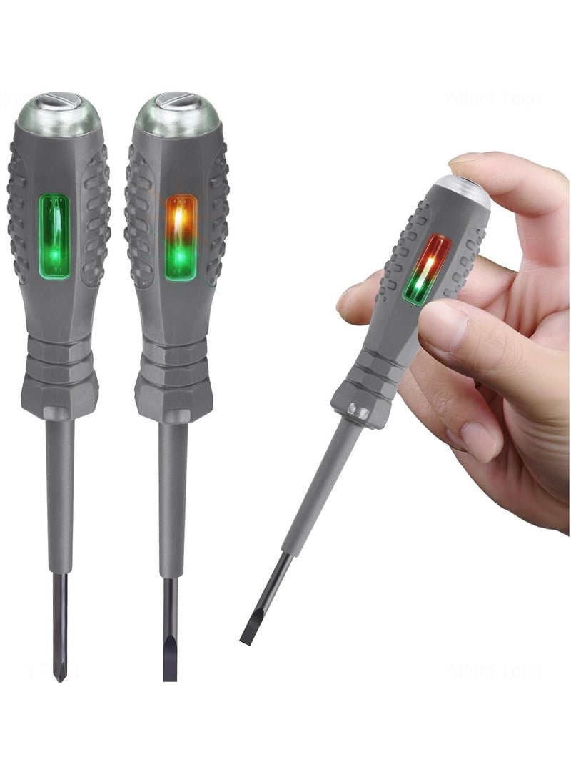 High Torque And Powerful 2-In-1 Magnetic Screwdriver, Current Detector, Contact Voltage Test Pen, Current And Live Wire Electrical Tester (2pcs) - Image 1