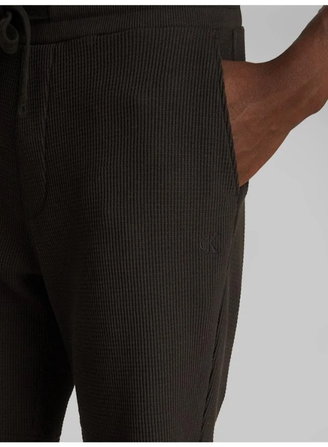 Calvin Klein Jeans Chunky Waffle Drawstring Shorts