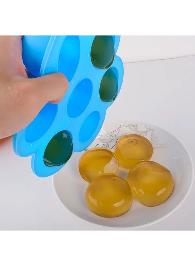 Green Large Silicone Ice Cube Tray Easy Release No Leakage For Whiskey Cocktails Juice - Image 4