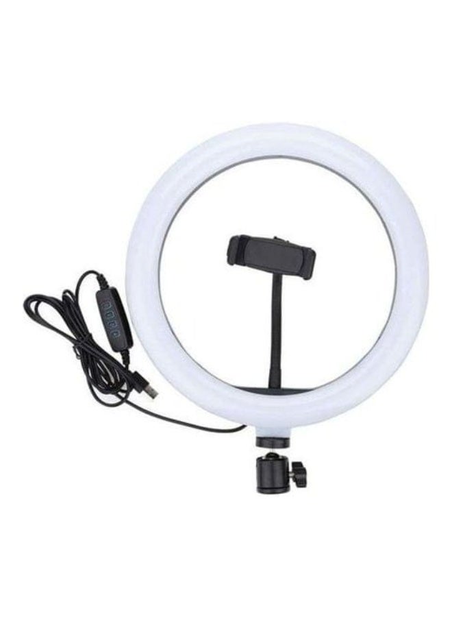 33cm M-330 LED Ring Light with 3 Brightness Levels and 3 Color Modes for YouTube, Makeup, Photography and Live Streaming - Compatible with iPhone/Android. - Image 1