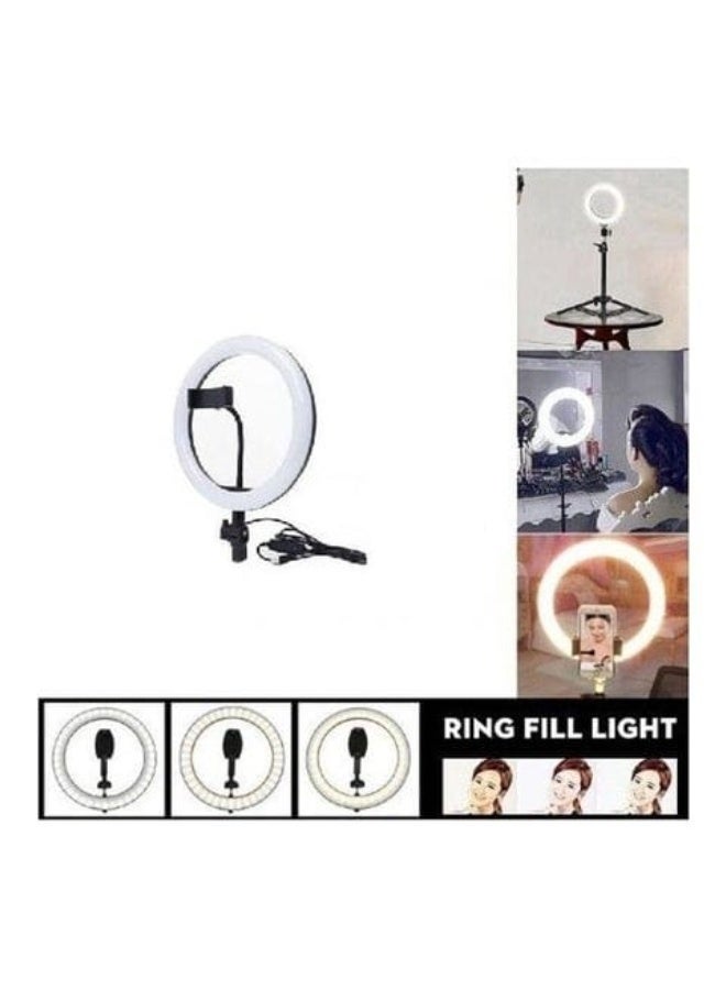 33cm M-330 LED Ring Light with 3 Brightness Levels and 3 Color Modes for YouTube, Makeup, Photography and Live Streaming - Compatible with iPhone/Android. - Image 2