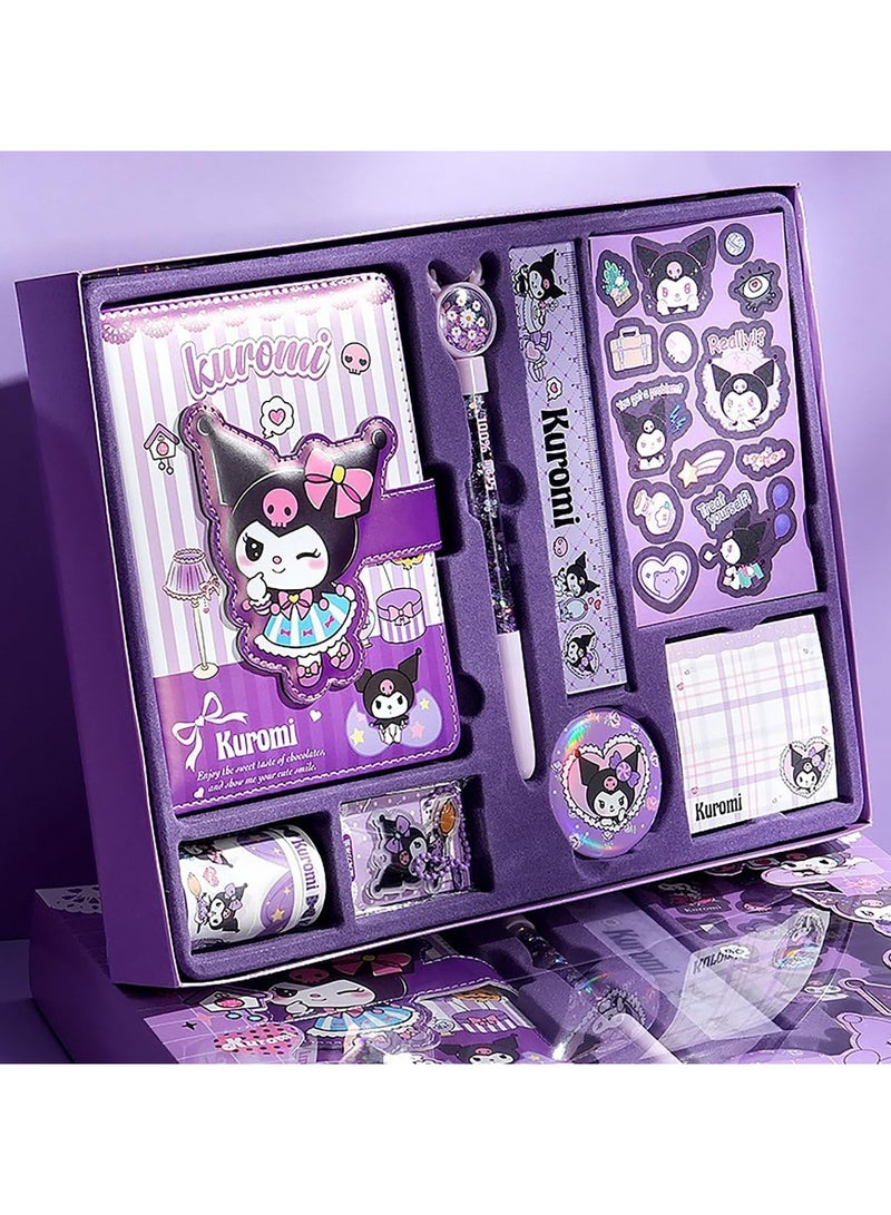 general Stationery Set - Scrapbook Manual Planner, Pocket Notepad, Tape, Ruler, Pen & Sticker - The perfect birthday gift for girls aged 4-12, the ideal back-to-school gift for children - Image 1