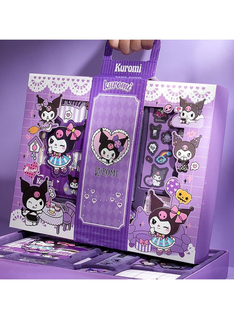 general Stationery Set - Scrapbook Manual Planner, Pocket Notepad, Tape, Ruler, Pen & Sticker - The perfect birthday gift for girls aged 4-12, the ideal back-to-school gift for children - Image 2