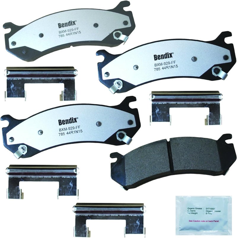 Bendix Fleet Metlok MKD785FM Brake Pads for Escalade,ESV,EXT,Astro,Avalanche,Express,Silverado,Classic,Silverado,HD,Sonora,Suburban,Tahoe,Safari,Savana,Sierra,HD,Yukon,XL,1500,2500,Hummer H2 - Image 1