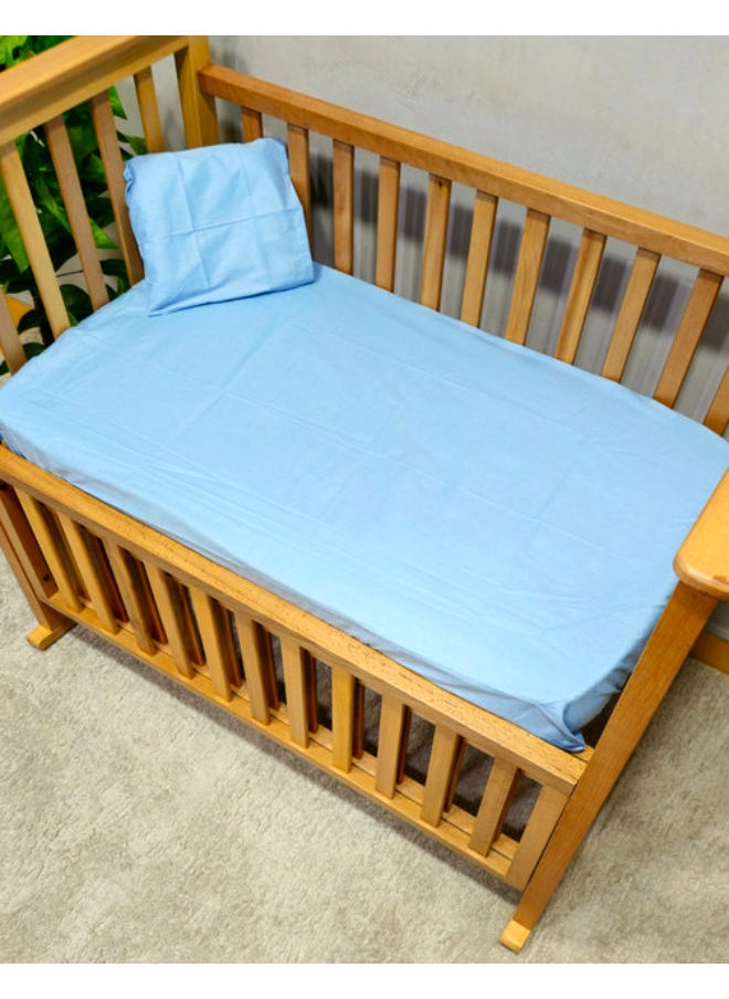 Baby Moment - 100% Cotton Fitted Sheet + Pillowcase - Image 1