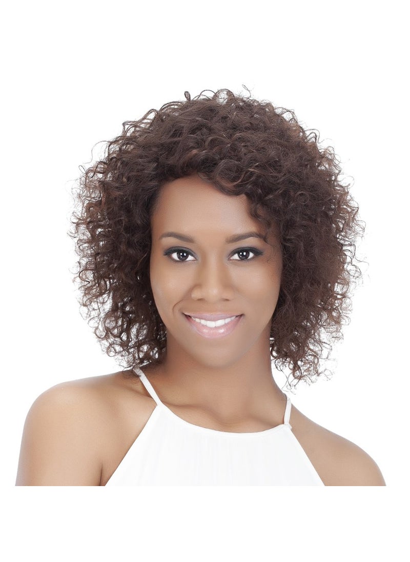 VIVICA A. FOX Vivica A Fox Hair Collection HH-Britta Human Hair Pure Stretch Cap Wig, P4/27/30, 9.9 Ounce 