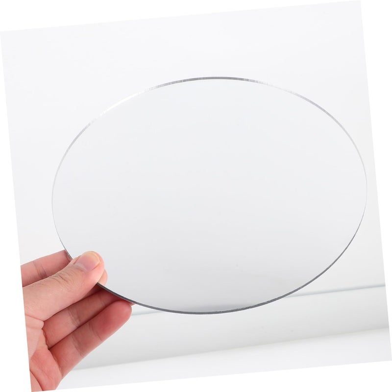 Acrylic Round Mirror Photography Reflection Plate For Cosmetics Jewelry Food Photography Portable Easy To Clean - Image 5