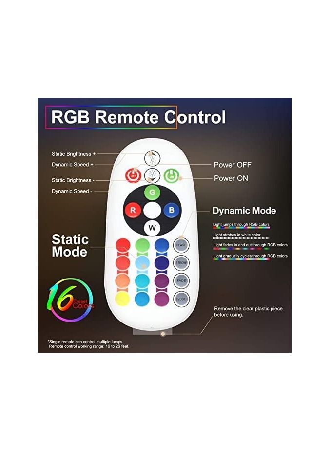 RACO شرائط إضاءة LED RACO RGB 5م، مع محول 3 أمبير IP44 PCB أبيض شريط مرن مع شريط لاصق. مع جهاز تحكم عن بعد. - Image 2