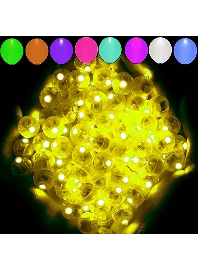 White Light LED Balloon Lights 50 Packs Battery Powered Mini Party Wedding Decorations - Image 2