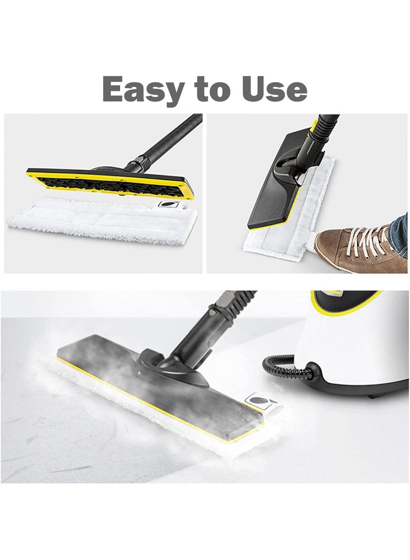 6 Pack Replacement Mop Cloths and Mop Pads Compatible with Karcher EasyFix Steam Cleaner Accessories SC2 SC3 SC4 SC5  - Image 4