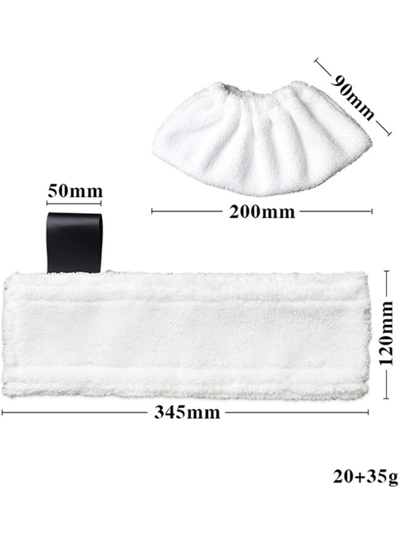 6 Pack Replacement Mop Cloths and Mop Pads Compatible with Karcher EasyFix Steam Cleaner Accessories SC2 SC3 SC4 SC5  - Image 5