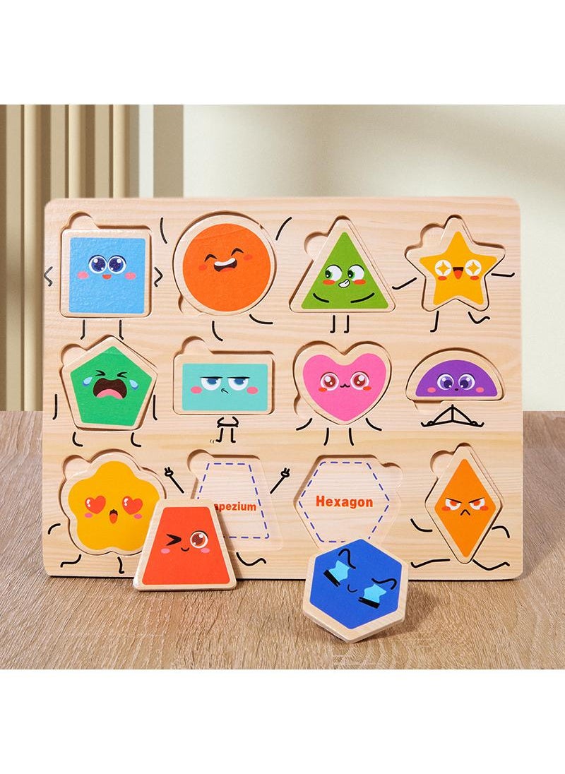 Y&D Children's Wooden Puzzle Hand Held Puzzle Toy  - Image 1