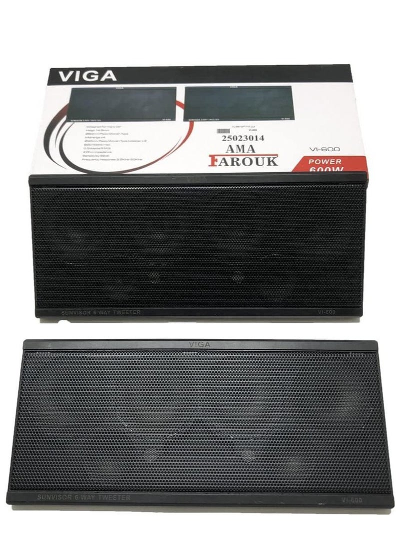 تويتر صوت قوي قطعتين فيجا موديل VI-600 800 وات