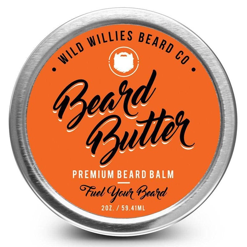 Wild Willies Beard Butter, Premium Beard Balm & Conditioner, 2 Oz