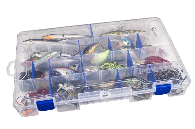 Flambeau Outdoors 5007 Tuff Tainer Fishing Tackle Box with Zerust Anti-Rust Dividers - Includes 18 Dividers, 36 Compartments, Clear Fishing Lure Organizer - 14.25" x 9.125" x 2" - Image 3