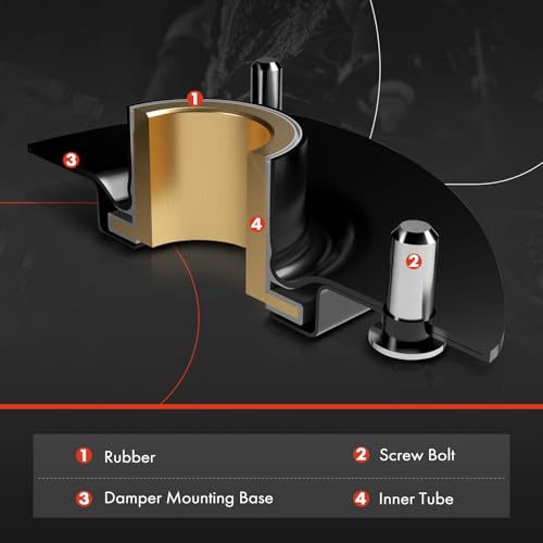 A-Premium Rear Driver or Passenger Suspension Strut Mount Compatible with Chevrolet Malibu 2016-2021 Buick Regal Sportback 2018-2020 L4 1.5L 1.8L 2.0L - Image 3