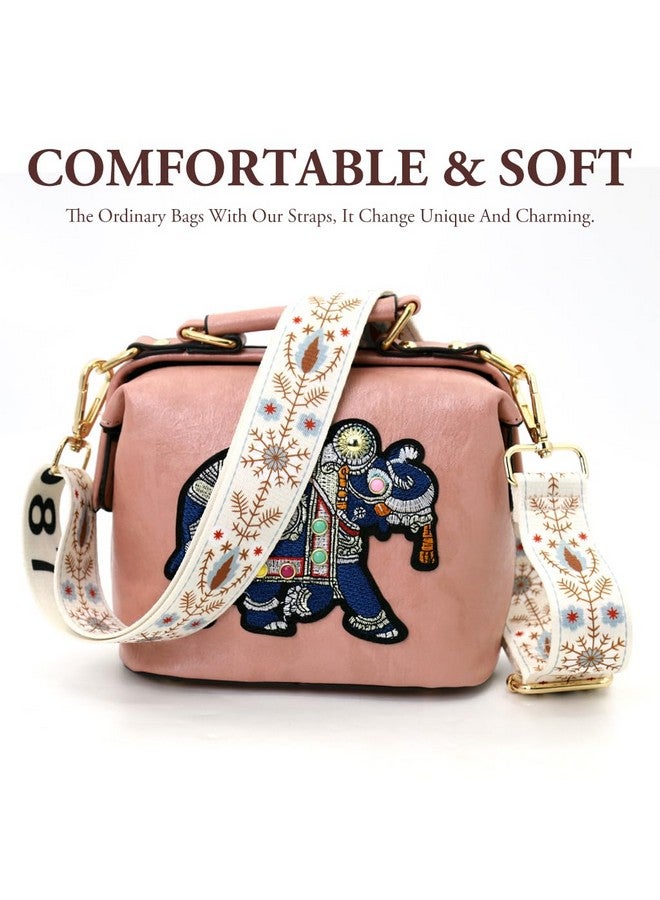 Zibuyu ® Wide Shoulder Strap For Bags Fashion Print Shoulder Strap With Golden Buckles 48-140Cm Adjustable Replacement Shoulder Strap For Bags, Crossbody Bag, Sling Bag, Shoulder Bag, Tote, Handbag - Image 5