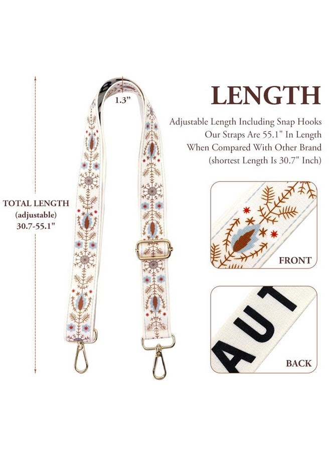 Zibuyu ® Wide Shoulder Strap For Bags Fashion Print Shoulder Strap With Golden Buckles 48-140Cm Adjustable Replacement Shoulder Strap For Bags, Crossbody Bag, Sling Bag, Shoulder Bag, Tote, Handbag - Image 2