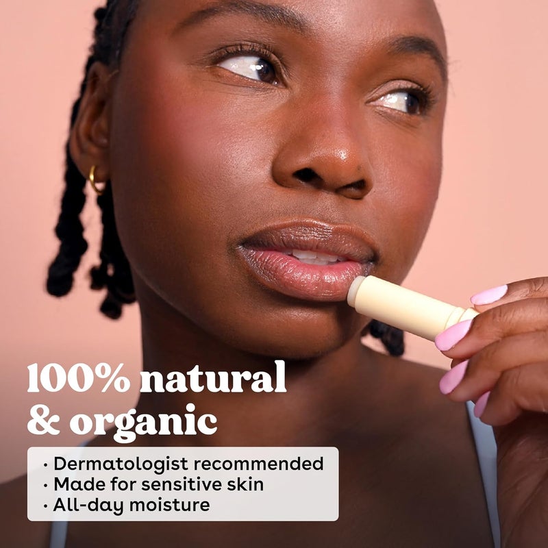 eos 100% Natural Organic Lip Balm Sticks - Vanilla Bean - Image 3