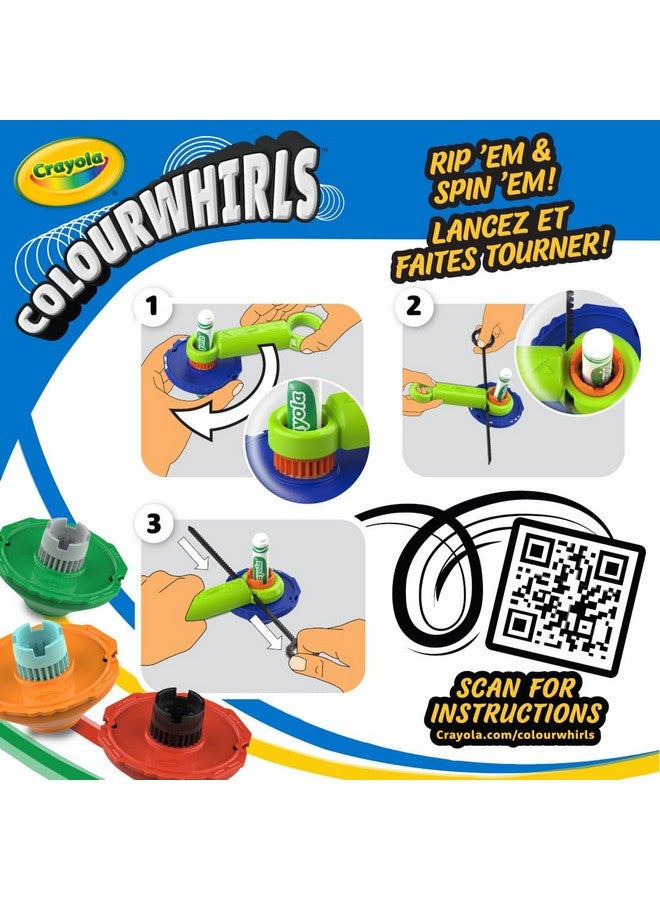 Crayola Colourwhirls (3ct), Spin Art Toy, Spinning Top Toy for Kids, Arts & Crafts Kit, Gift for Boys & Girls, Ages 6, 7, 8 - Image 5
