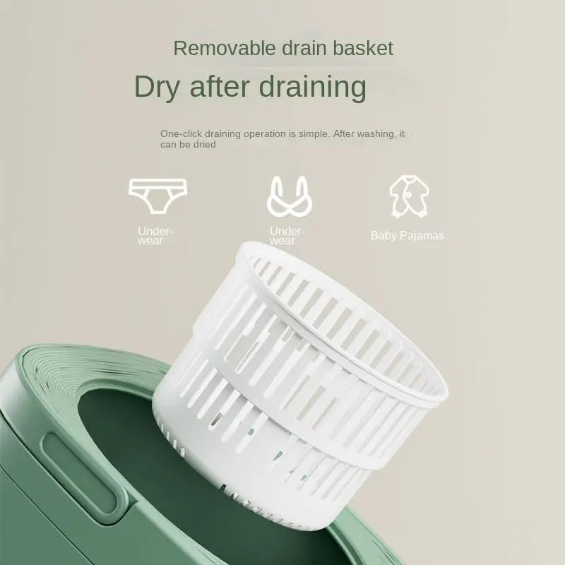 Heattack Divera SeMi AuToMaTiC FoLdInG 9L SmAlL MiNi WaShInG MaChInE WiTh DrYeR DeEp CLeAnInG FoR UnDeRwEaR WaShINg MaChInE5  - Image 3