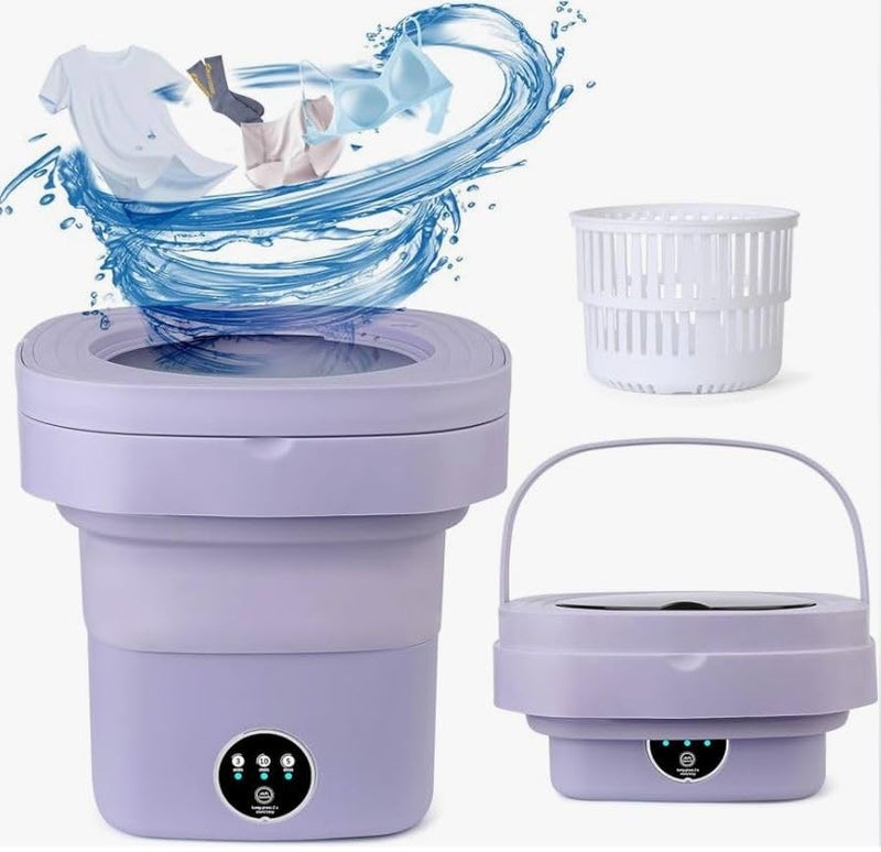 Heattack Divera SeMi AuToMaTiC FoLdInG 9L SmAlL MiNi WaShInG MaChInE WiTh DrYeR DeEp CLeAnInG FoR UnDeRwEaR WaShINg MaChInE5  - Image 1