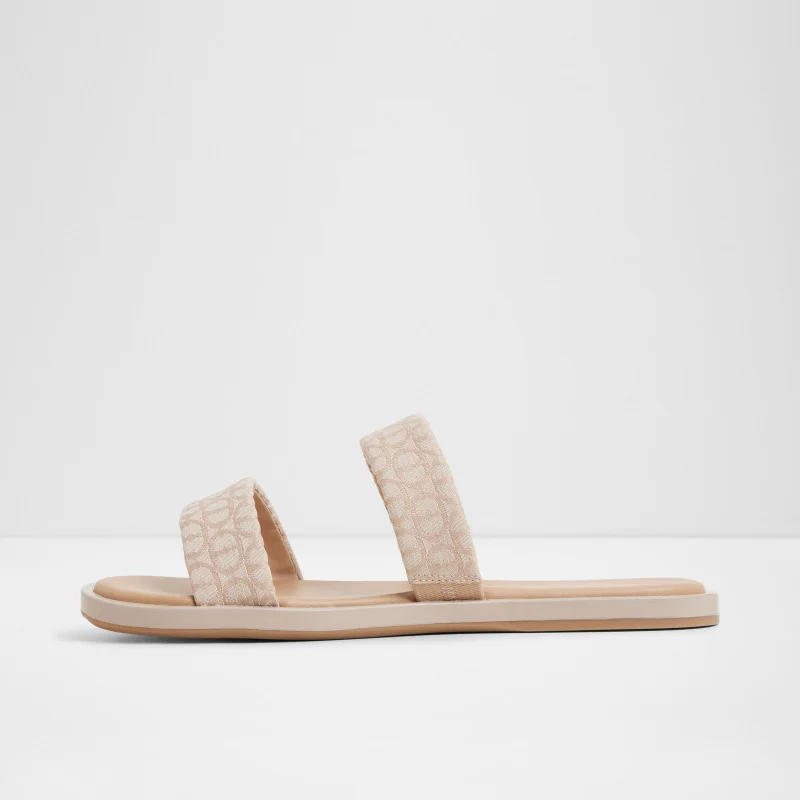 ALDO  KRIOS Patterned Double Strap Flat Sandals for Women | Best Price UAE
