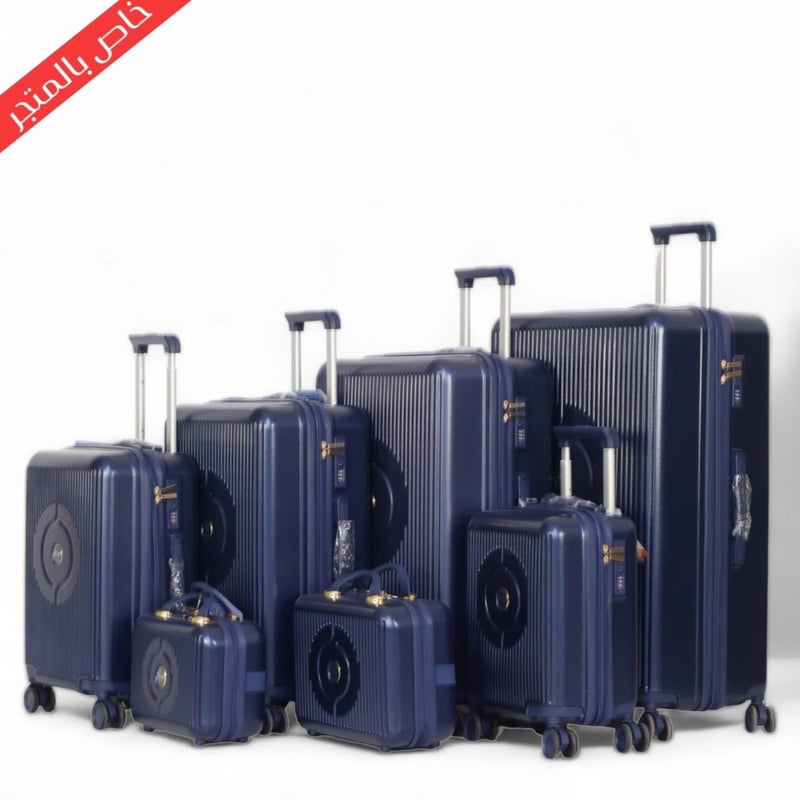 DIMA Travel bag set - 7 pieces, including 5 trolley bags and 2 makeup bags - with double covers - and an expansion zipper - from Dima brand - Image 1