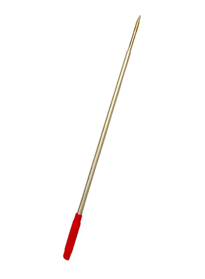 auteur Slim 0.6mm Smooth Writing Ball Pen Refill Pack Fine Point Screw Type Refill (Pack of 10, Ink Color - Red) - Image 2