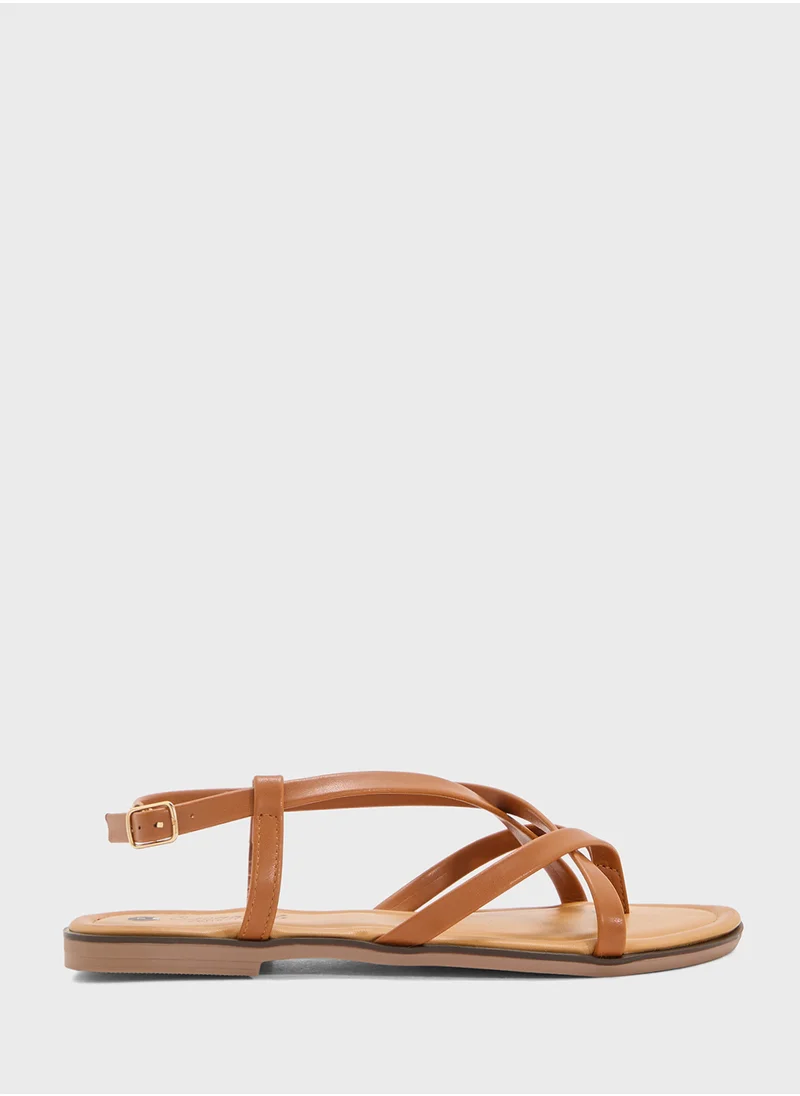 ELLA Strappy  Flat Sandal