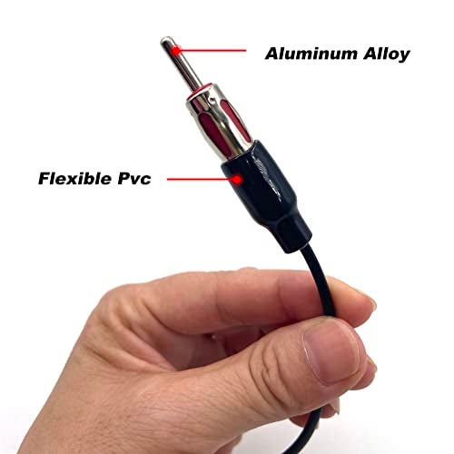 Thewinio Aftermarket Radio Stereo Antenna Adapter for Jeep Wrangler 2007-2013 JK JKU Dodge Chrysler Avenger Caravan Charger Dakota Durango Grand Caravan Journey Magnum Nitro Ram Truck Plug Replacement - Image 4