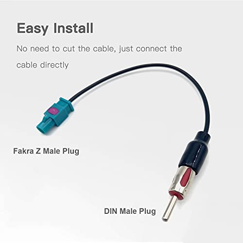 Thewinio Aftermarket Radio Stereo Antenna Adapter for Jeep Wrangler 2007-2013 JK JKU Dodge Chrysler Avenger Caravan Charger Dakota Durango Grand Caravan Journey Magnum Nitro Ram Truck Plug Replacement - Image 2